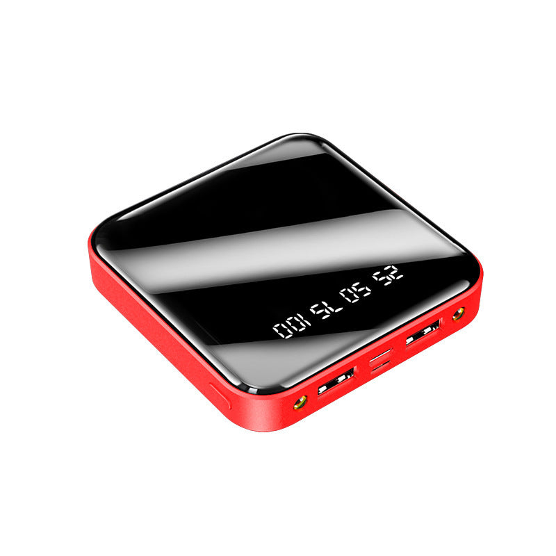 Mini 20000 mAh Taşınabilir Ayna Dijital Ekranlı Power Bank