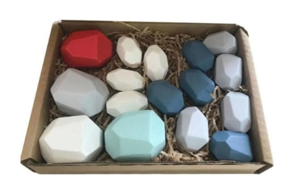 Renkli Taşlar Jenga – Erkek ve Kız Çocuklar için Simülasyon Taş Oyunu