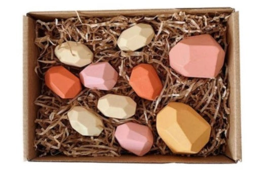 Renkli Taşlar Jenga – Erkek ve Kız Çocuklar için Simülasyon Taş Oyunu